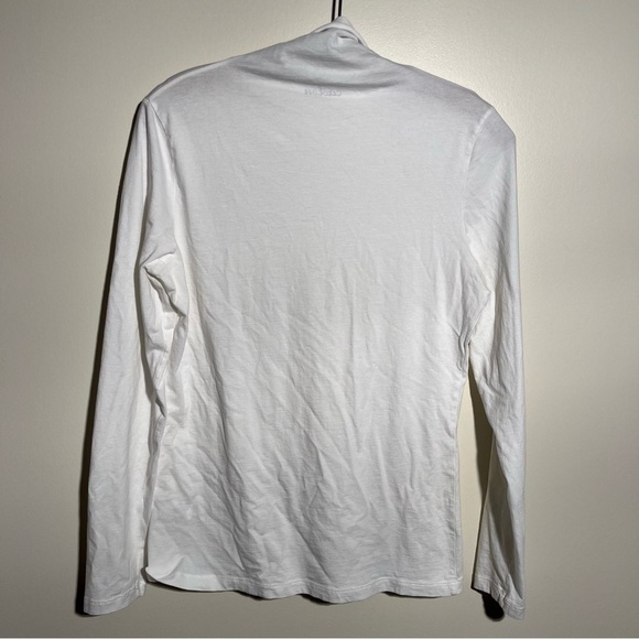 Caslon Cotton Blend Mock Neck Long Sleeve Shirt - Picture 6 of 10